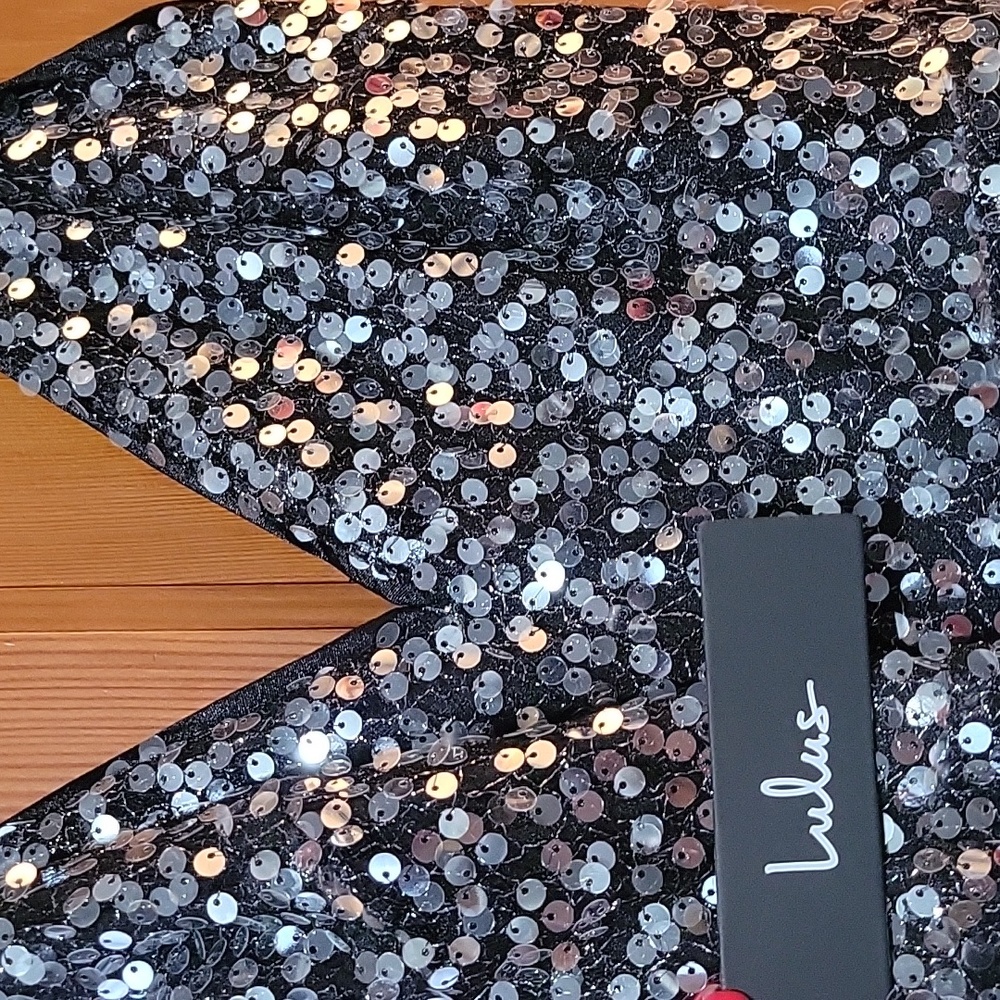 Lulus sequin gown
